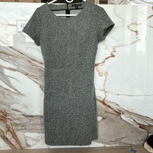 Black and White Patterned Banana Republic Dress